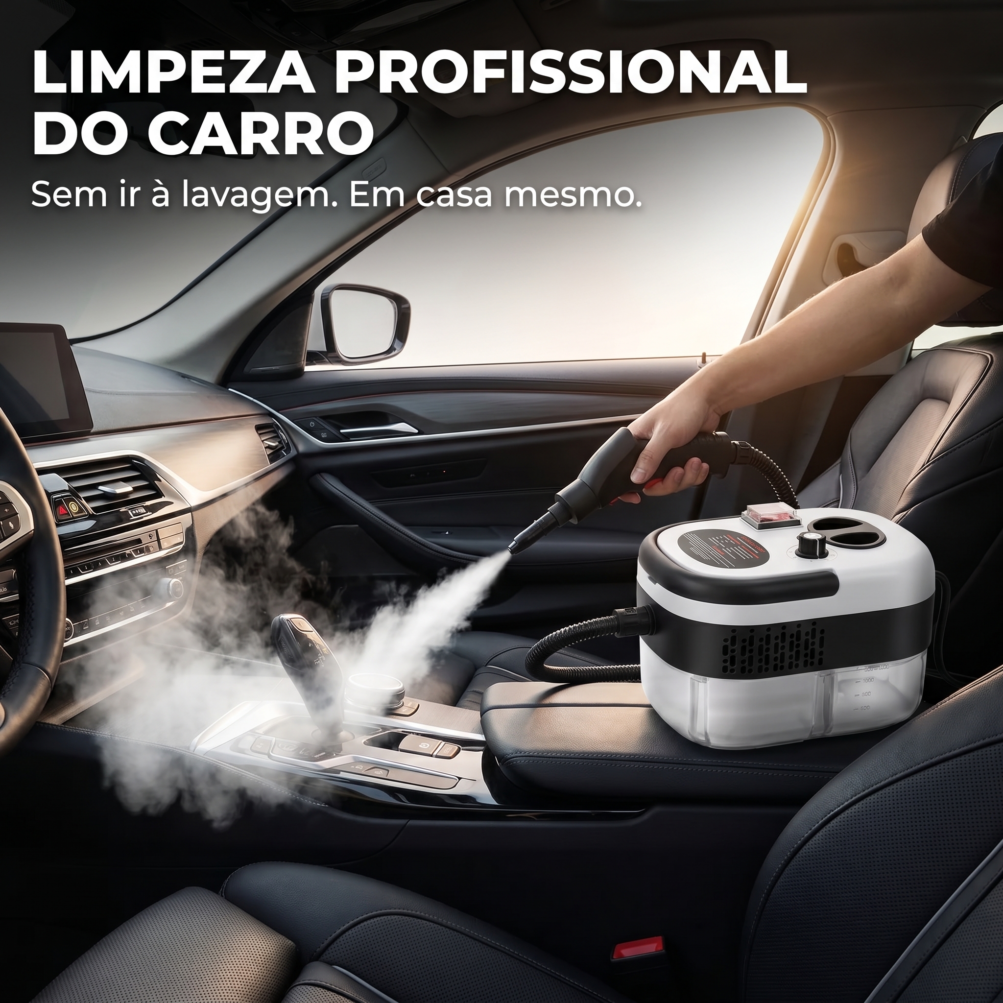 Limpeza interior do carro